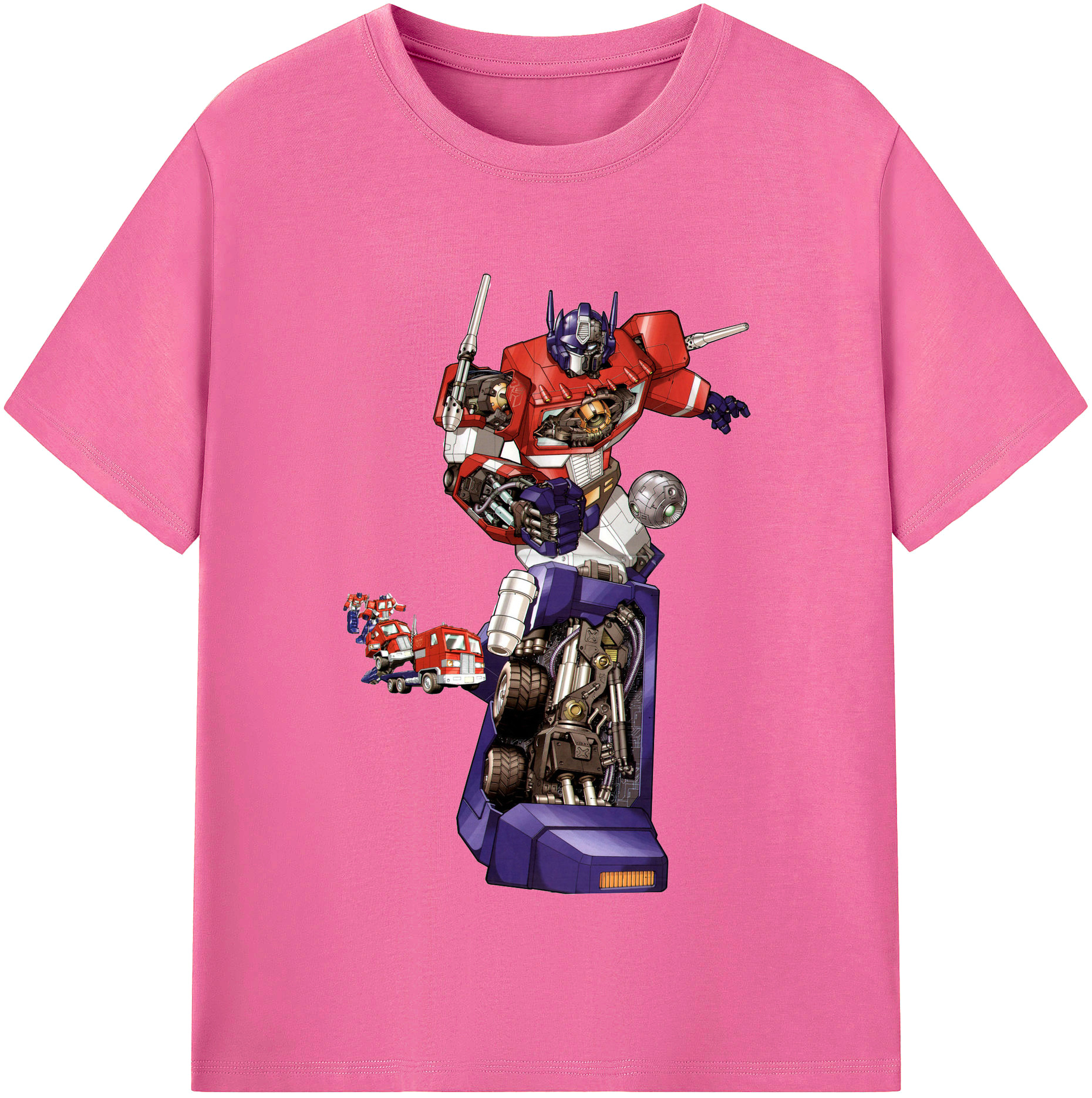 （画像用）  レディースカジュアルプリントTシャツ（綿100％）